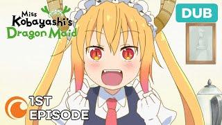 Miss Kobayashi's Dragon Maid Ep. 1 | DUB | The Strongest Maid in History, Tohru!