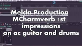 Free High quality Algorithmic Reverb MCharmverb by Melda Production VST