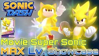 [Sonic Dash] Movie Super Sonic - MAX Level Showcase