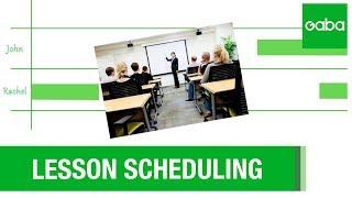 Lesson Scheduling at Gaba