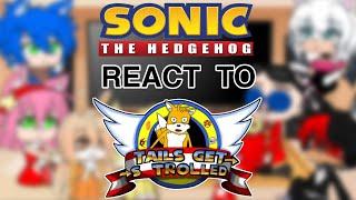 Sonic Characters React To Friday Night Funkin VS Tails Gets Trolled // GCRV //
