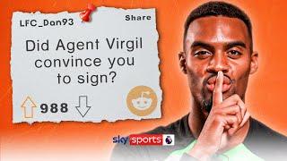 Did Virgil van Dijk convince Gravenberch to sign for Liverpool?! | Ryan Gravenberch's Reddit AMA 🟠