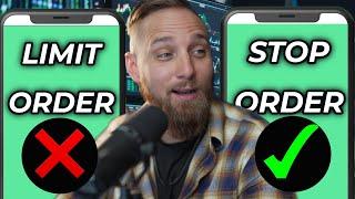 Stock Market Order Types Explained (Market Order, Limit Order, Stop Market)