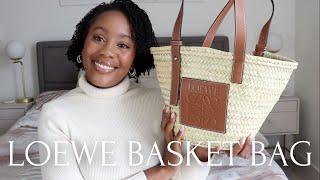 LOEWE BASKET BAG (MEDIUM) UNBOXING 2022 | First Impressions, What Fits, Mod Shots & Is It Worth It?