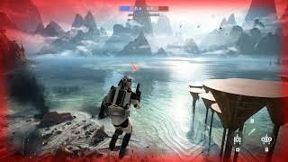 Immortality bug. Exploring secrets of Kashyyyk.  Star Wars Battlefront 2 game play.