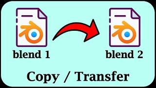 Import or Copy Objects From One Blender File To Another | Link vs. Append - Suitable Examples