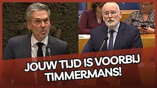 Schoof pakt zeurende Timmermans aan in debat over ‘JODENJACHT’!