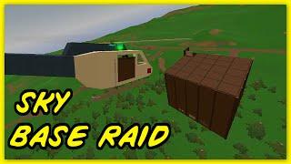 SKY BASE RAID! INSANE LOOT! (UNTURNED 3.0)