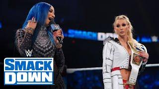 Charlotte Flair and Sasha Banks brawl during Women’s Title exchange: SmackDown, Oct. 22, 2021