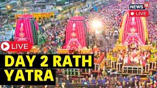 Puri Rath Yatra 2024 LIVE Day 2 | Jagannath Rath Yatra Visuals Today Live | News18 Live | N18L