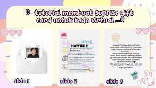 ﾟcara membuat gift card simple, anti ribet dan tanpa apk･ﾟ