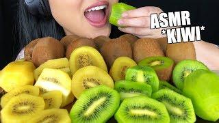 ASMR KIWI FRUIT PLATTER (Eating Sounds) | Green Kiwi VS Gold Kiwi | No Talking ASMR Phan