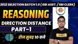 Reasoning For RBI Asst/ SBI Clerk | Reasoning Direction And Distanc For SBI Clerk By Sandeep Sir