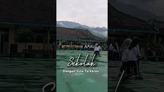 Takjub sama view sekolahnya. #cihaurbeuti #ciamishitz #sekolah #pemandangan #sma #aesthetic #viral