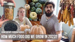 How much food did we grow in 2023?