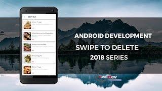 Android Development Tutorial - Swipe To Delete RecyclerView Item