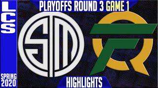 TSM vs FLY Highlights Game 1 | LCS Spring 2020 Playoffs Round 3 | Team Solomid vs FlyQuest G1