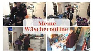 Meine Wäscheroutine | Wäsche sortieren, waschen und falten | Flecken entfernen