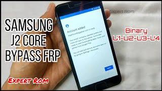 Samsung Galaxy J2 Core (SM-J260G) FRP Google Account Lock Bypass Without Pc - Binary U1/U2/U3/U4