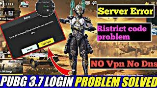 SERVER IS BUSY ERROR CODE RESTRICT AREA PROBLEM FIX | HOW TO PLAY PUBG WITHOUT VPN ~ LOW MS