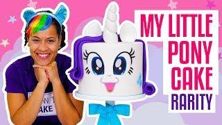 How To Make A FABULOUS My Little Pony RARITY UNICORN Funfetti CAKE | Yolanda Gampp | How To Cake It