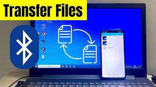 How to Send files from Phone to Laptop/PC via Bluetooth