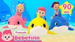 Baby Shark et plus de chansons | +Comptines | Chanter avec Bebefinn françaisChansons pour Enfants