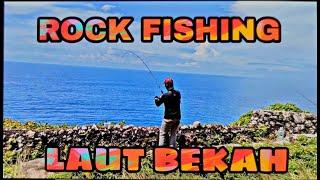 ROCK FISHING DI LAUT BEKAH MEMBAWA BERKAH KANGBROO !!!