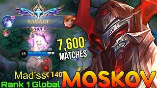 SAVAGE! 19 Kills Moskov Late Game Monster - Top 1 Global Moskov by Mad'ss - Mobile Legends