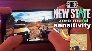 PUBG NEW STATE - BEST SENSITIVITY FOR ZERO RECOIL | PARADOX PUBG NEW STATE MOBILE