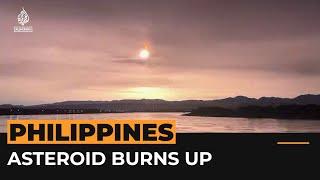 Asteroid lights up the sky over the Philippines | Al Jazeera Newsfeed