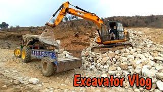 Excavator Vlog // Mountain Rock