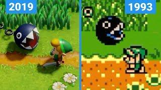 Zelda: Links Awakening 2019 (Switch VS Game Boy) Remake Trailer Comparison