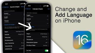 How to Change Language on your iPhone! [2023]