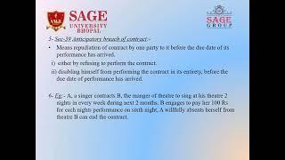 Discharge of Contract Part-I by Dr.Seema Rathi