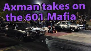 Axman Memphis Street Outlaws vs 601 Mafia JJ Da Boss Armdrop No Prep Drag Racing MSO NPK