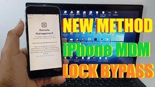 2019 Remote Management Locked | Bypass iPhone MDM Lock All iOS