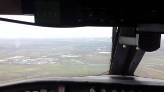 Pulkovo approach and landing