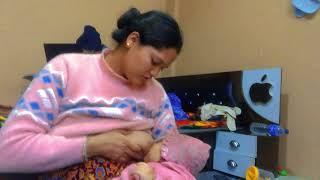 Breastfeeding || breastfeeding videos || srijana shahi breastfeeding |