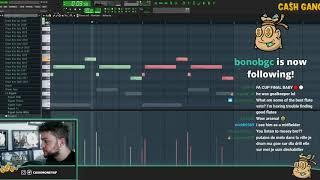 CASHMONEYAP LIVE STREAM ON TWITCH - MAKING A BEAT FROM SCRATCH - MAKING BEATS LIVE | MRK