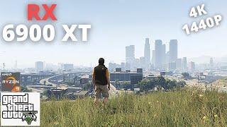 GTA 5: RX 6900 XT + Ryzen 9 5950X | 4K, 1440p | Max Settings