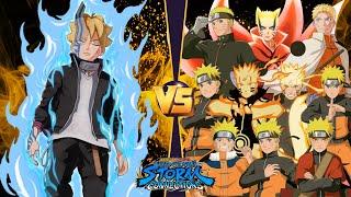 【Boruto Uzumaki karma VS All Naruto Marathon battle】 NARUTO X BORUTO Ultimate Ninja STORM