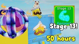 I Spent Over 50 Hours To Unlock Stage 13! - Lifting Simulator Roblox