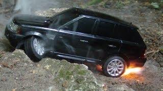 RC Range Rover Off Road Burnout Ends In Flames