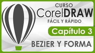 Curso CorelDRAW - Capitulo 3, Herramientas Bezier y Forma (Pluma)