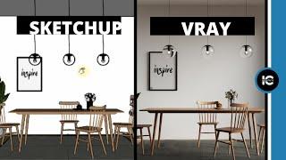 How to render an interior scene - Vray Next for SketchUp