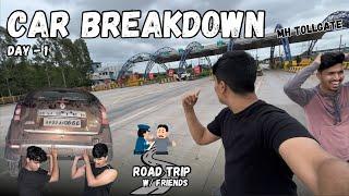 POLICE STOPPED us on our ROAD TRIP  | Car trouble near a Tollgate | Bois Road trip l Day - 1