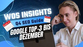 Schnelle Ergebnisse mit SEO | Q4 SEO Sprint