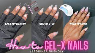 how to: gel-x nails at home | beginner friendly