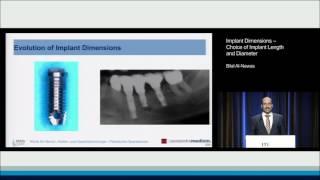 Implant Dimensions – Choice of Implant Length and Diameter | Bilal Al-Nawas